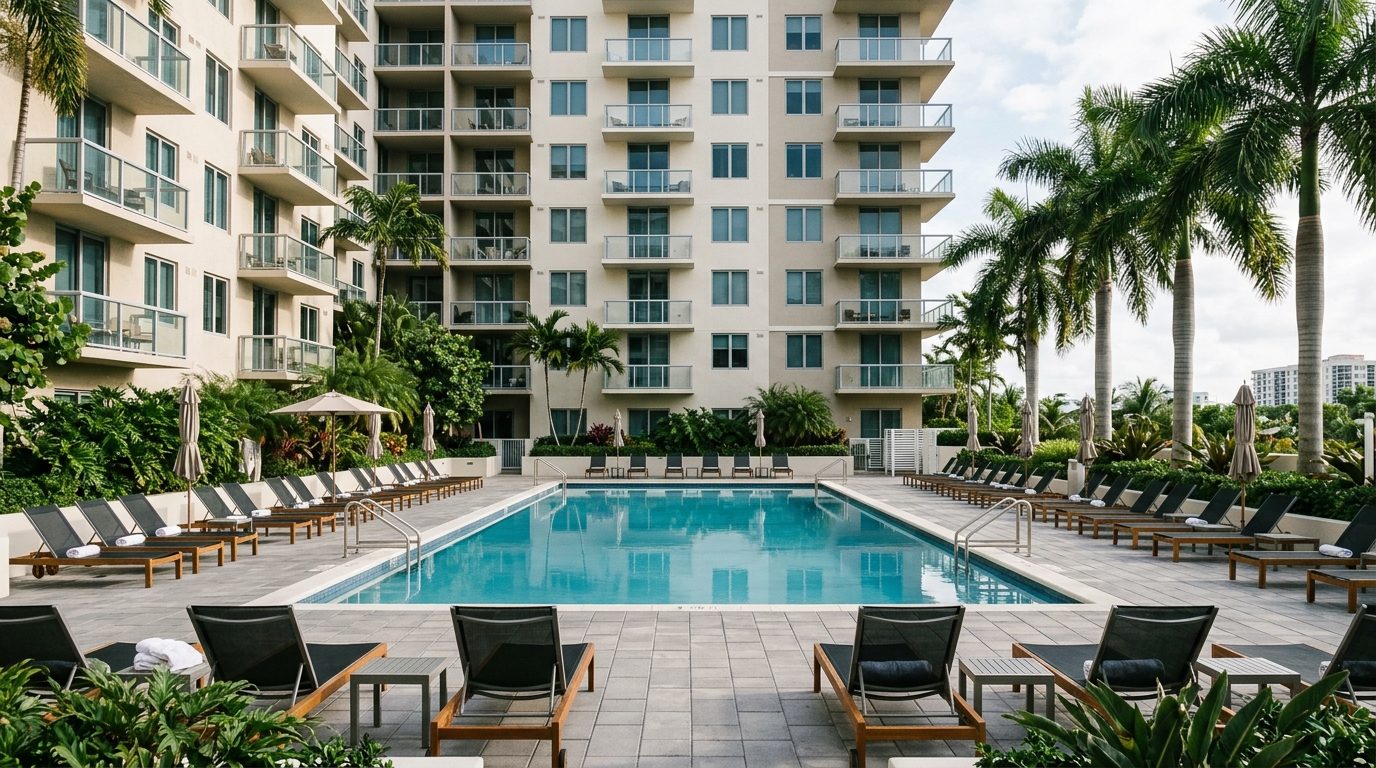 Condominium common area and walkway
