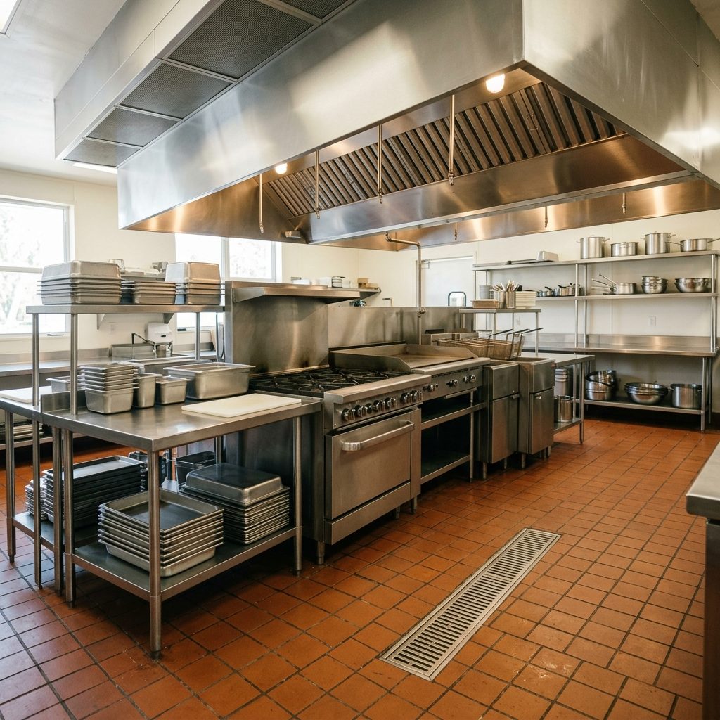 Commercial kitchen line